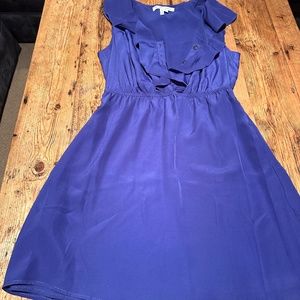 BCBG Royal Blue Silk Dress